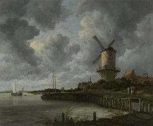 Il mulino a vento a Wijk bij Duurstede, c.1668-70